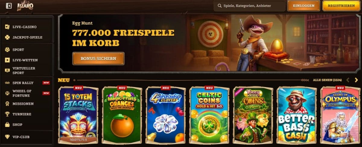 Lizaro Casino Testbericht – Erfahrungen, Boni und Spielangebot für Deutschland image 1